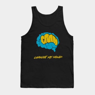 Change My Mind logo (B/Y) Tank Top